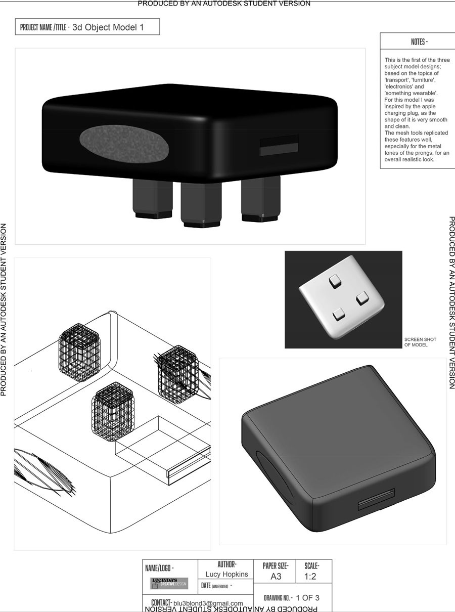 3D CAD Drawing