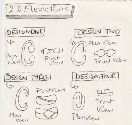 sketched elevations