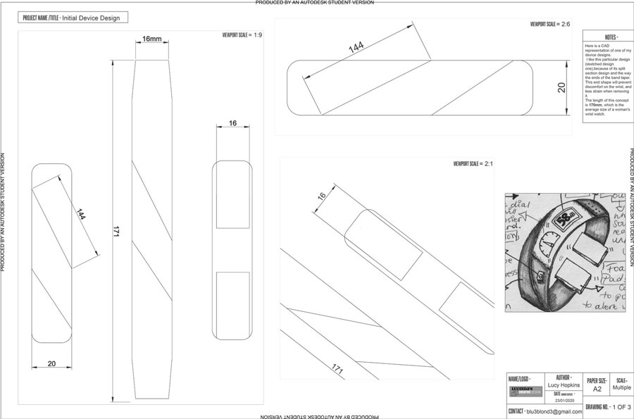 2D CAD sketch