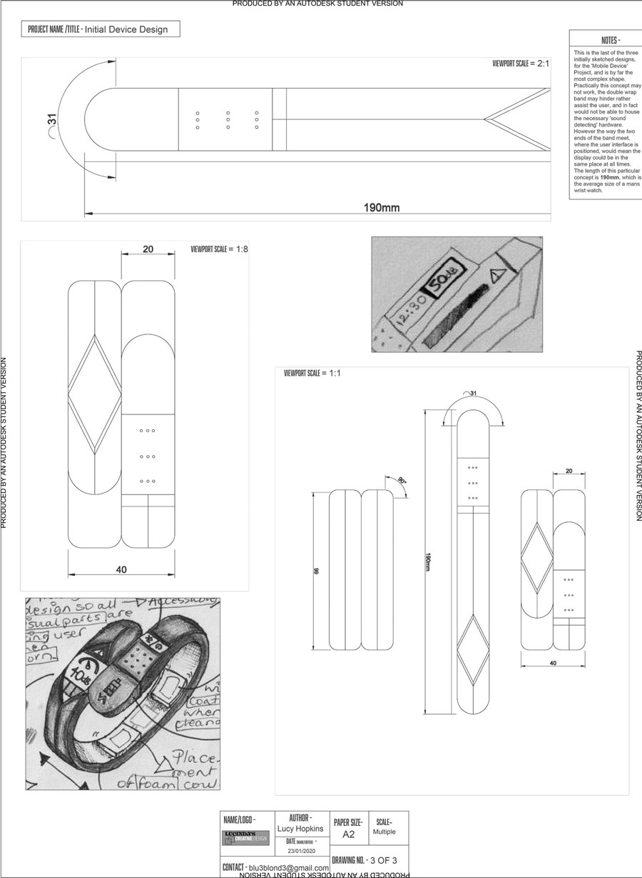 2D CAD sketch